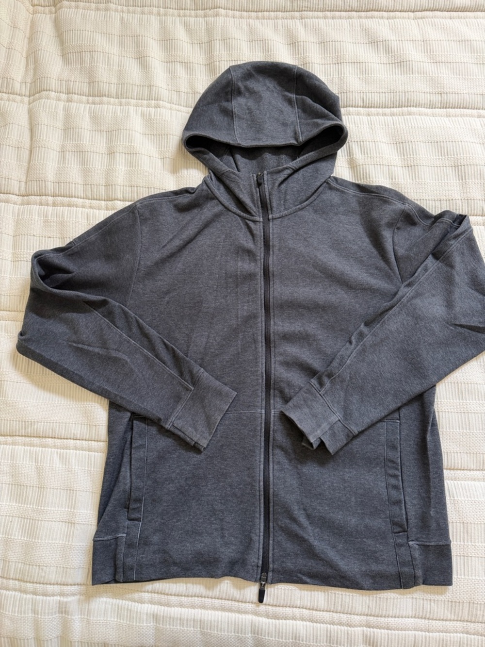 Nike Dark Gray Full-Zip Hooded Sweater